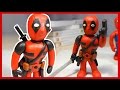 Дэдпул из пластилина. Лепим Дэдпула. Киндер Сюрприз. Deadpool made of plasticine. Kinder Surprise.