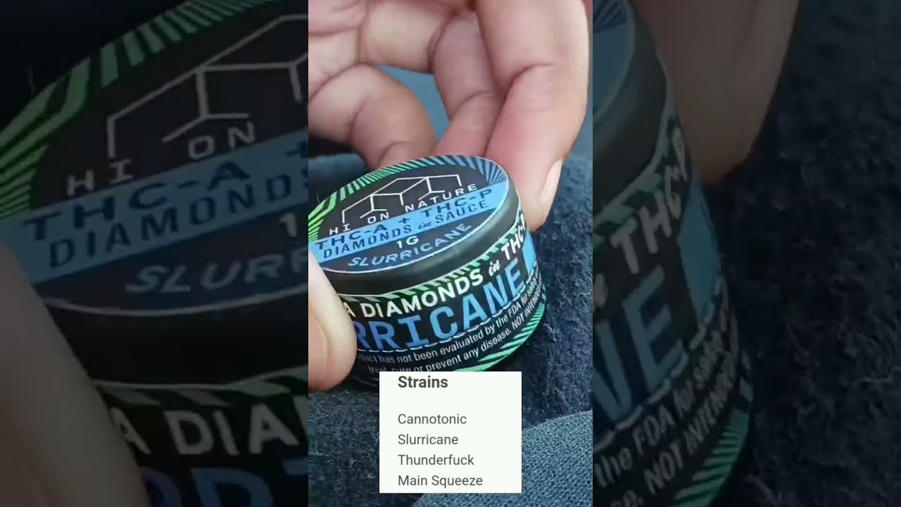 Hi On Nature THCA Diamonds in THCP/CBD Sauce: Slurricane