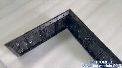 Indoor P2.5 bevel led module for right angle led screen straight corner led display