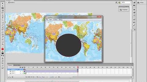 How to create rotating earth in adobe flash cs6 bengla