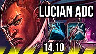 LUCIAN & Yuumi vs APHELIOS & Camille (ADC) | 800+ games, Dominating | KR Master | 14.10