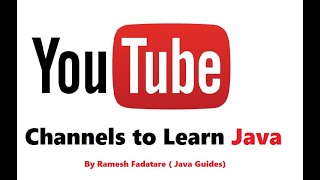 Top YouTube Channels to Learn Java Programming