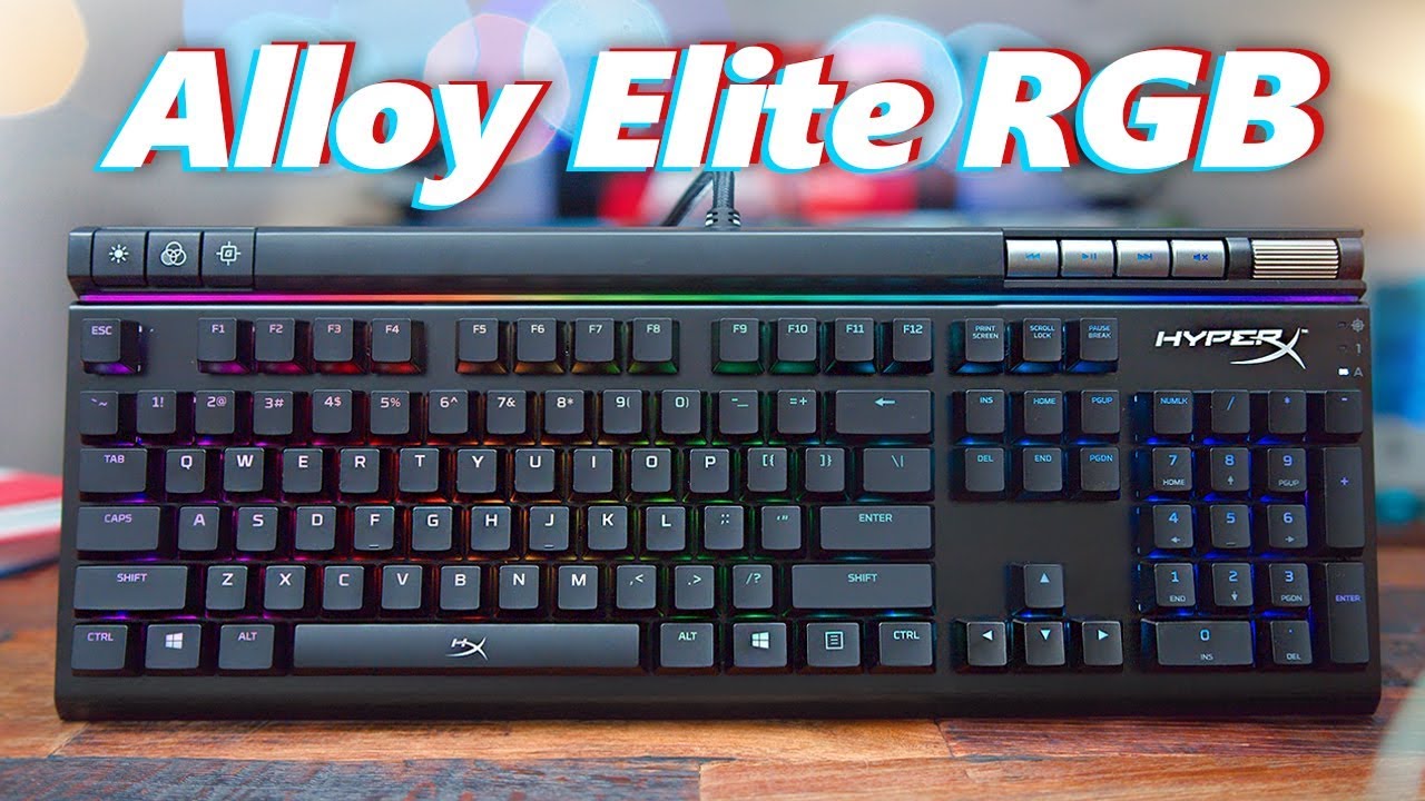 Wow...HyperX Alloy Elite RGB Keyboard Review! - YouTube