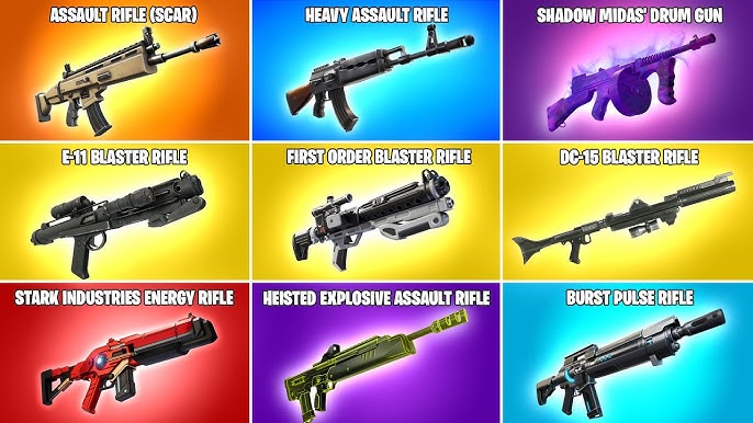 Evolution of All Fortnite Sniper Rifles (Season 1 - Season 22