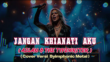 Jangan Khianati Aku ( Azlan & Typewriter ) | Cover Syimphonic Metal By Garuda Rock