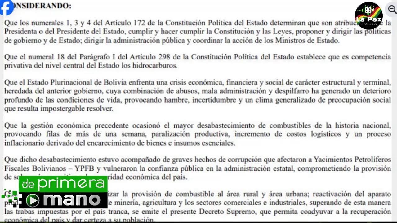 DE PRIMERA MANO - Ley Antibloqueos