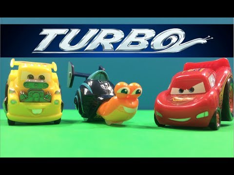 Turbo Shell Racers - Zip Line Stunt Race with Lightning McQueen and Mater (from Cars)