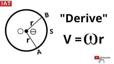 Relation Between Linear And Angular Velocity || Circular Motion