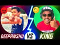 Deepanshu vs king  solo vs squad stream fight deepanshu kingmathew