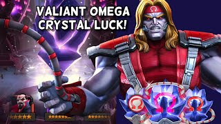 Valiant Omega Crystals Opening | At least I Got Another 7* From This | Marvel Contest of Champions