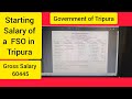 Starting Salary of a Food Safety Officer in Tripura  #FSO #tpsc #fssai