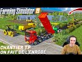 Cration dune route en enrob  chantier tp  farming simulator 19