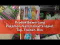 Produktbewertung Pokémon-Sammelkartenspiel: Top-Trainer-Box Karmesin & Purpur – Nebel der Sagen (1 V