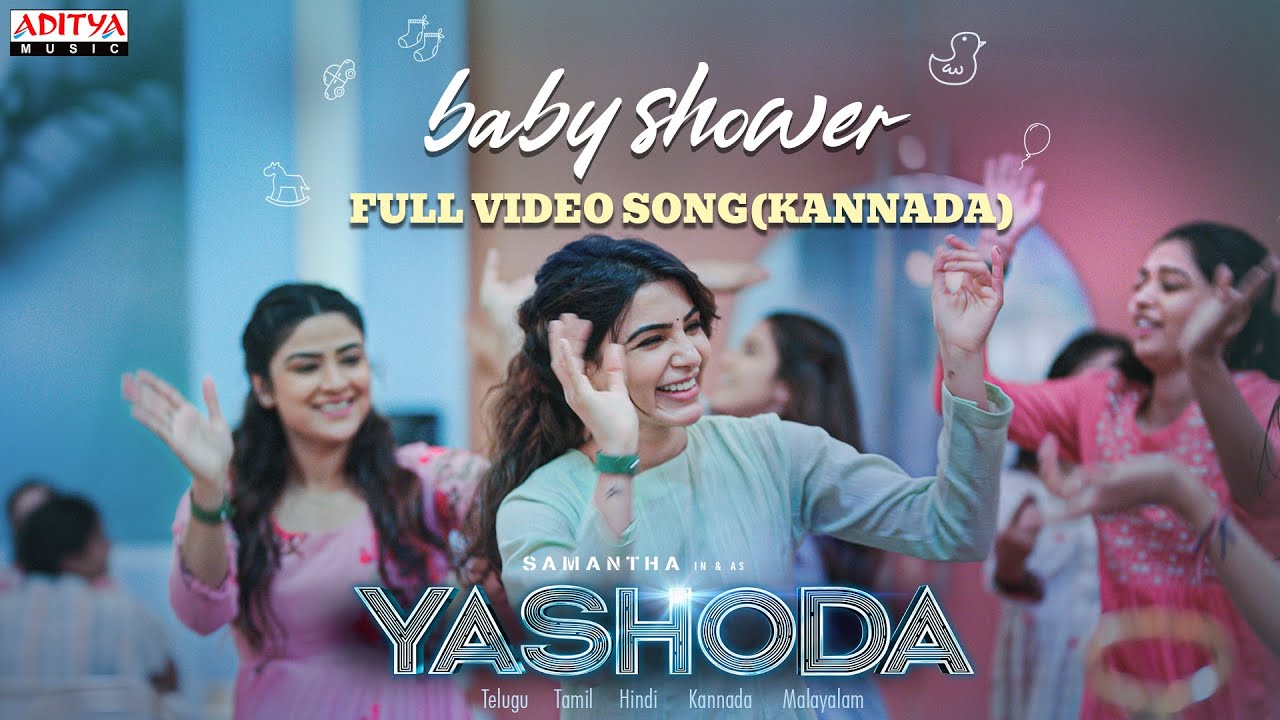 Baby Shower Kannada Full Video Song  Yashoda Songs  Samantha  Manisharma  Hari   Harish