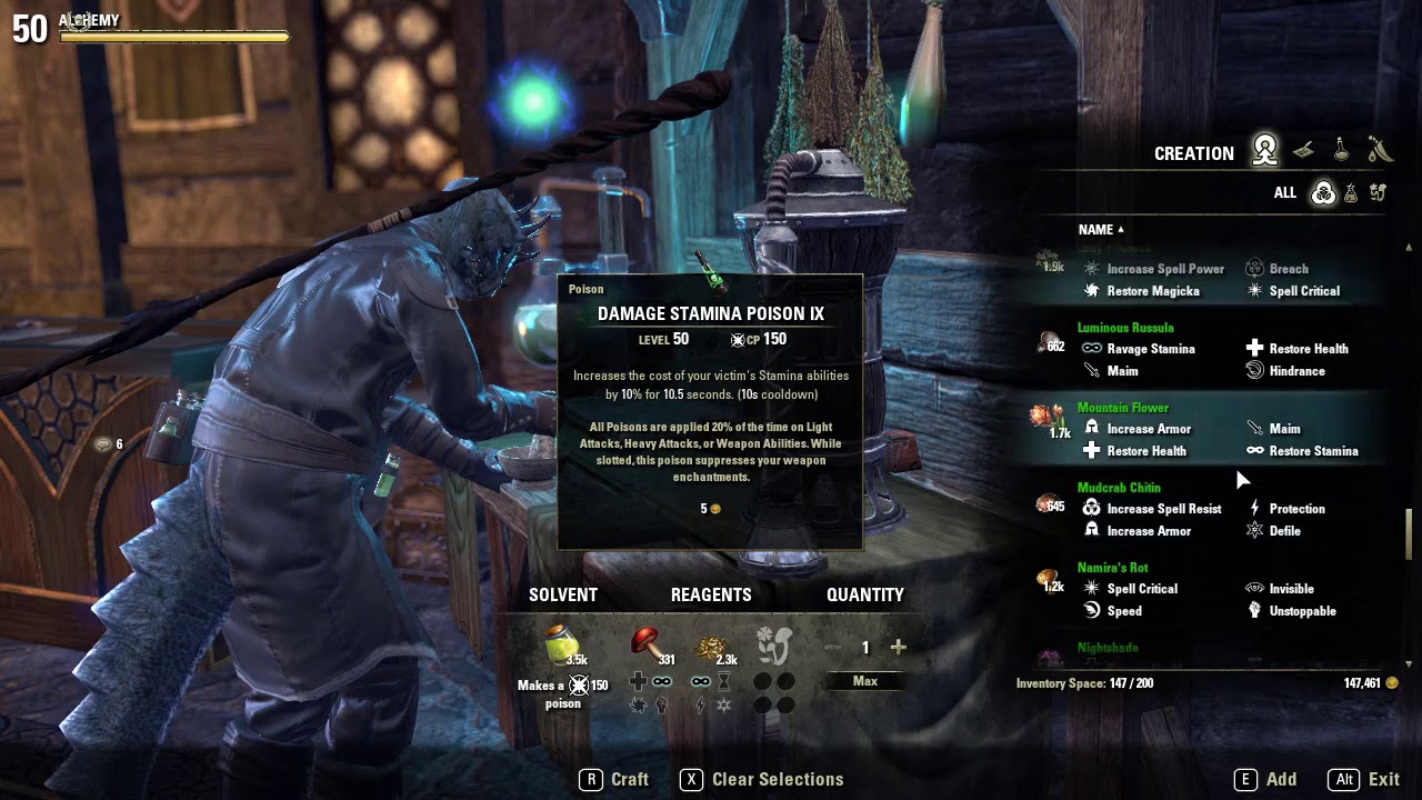 Eso damage health poison ix