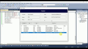 8  C# Connect Insert Select Update Delete Ms Access Part 6 Edit Data
