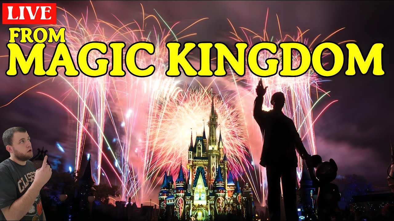 IRL Stream At  Magic Kingdom For Rides, Happily Ever After & Starlight Parade! - Walt Disney World