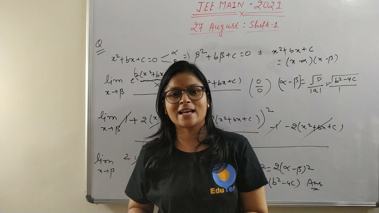 JEE Main 2021 27 August Shift 1 Question Paper solution and analysis Maths Answer key Part 1