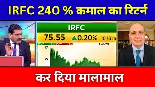 IRFC 240 % का जबरदस्त रिटर्न | कर दिया मालामाल | IRFC SHARE NEWS | IRFC SHARE LATEST NEWS TODAY |