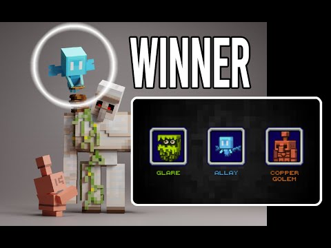 The Allay … Winner of the Minecraft Live mob vote for Minecraft 1.19