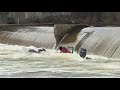 Fishing boat capsizes at dam