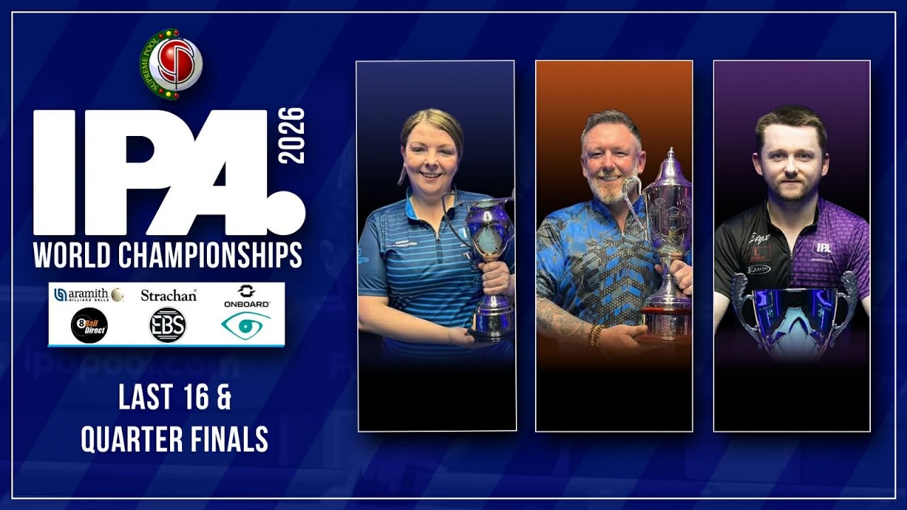 Supreme Tables IPA World Championship 2026 I Last 16 + Quarters I Main Table