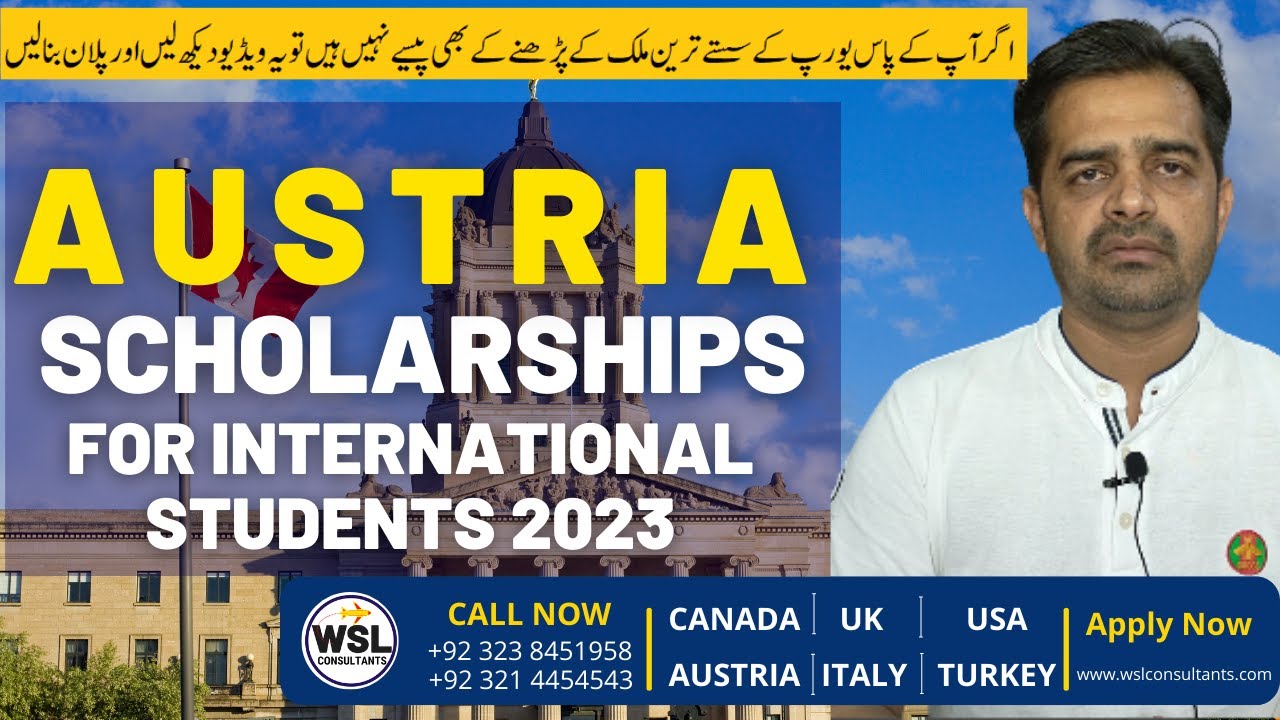 Top 5 Scholarships in Austria for International Students 2023 Intake.