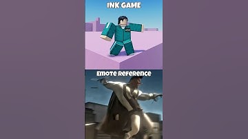 INK Game Emote vs Meme Reference Comparison 5  #roblox #squidgame #inkgame #anime