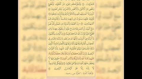 الصفحه 25/24 من سورة البقرة مكررة بصوت الشيخ أيمن سويد