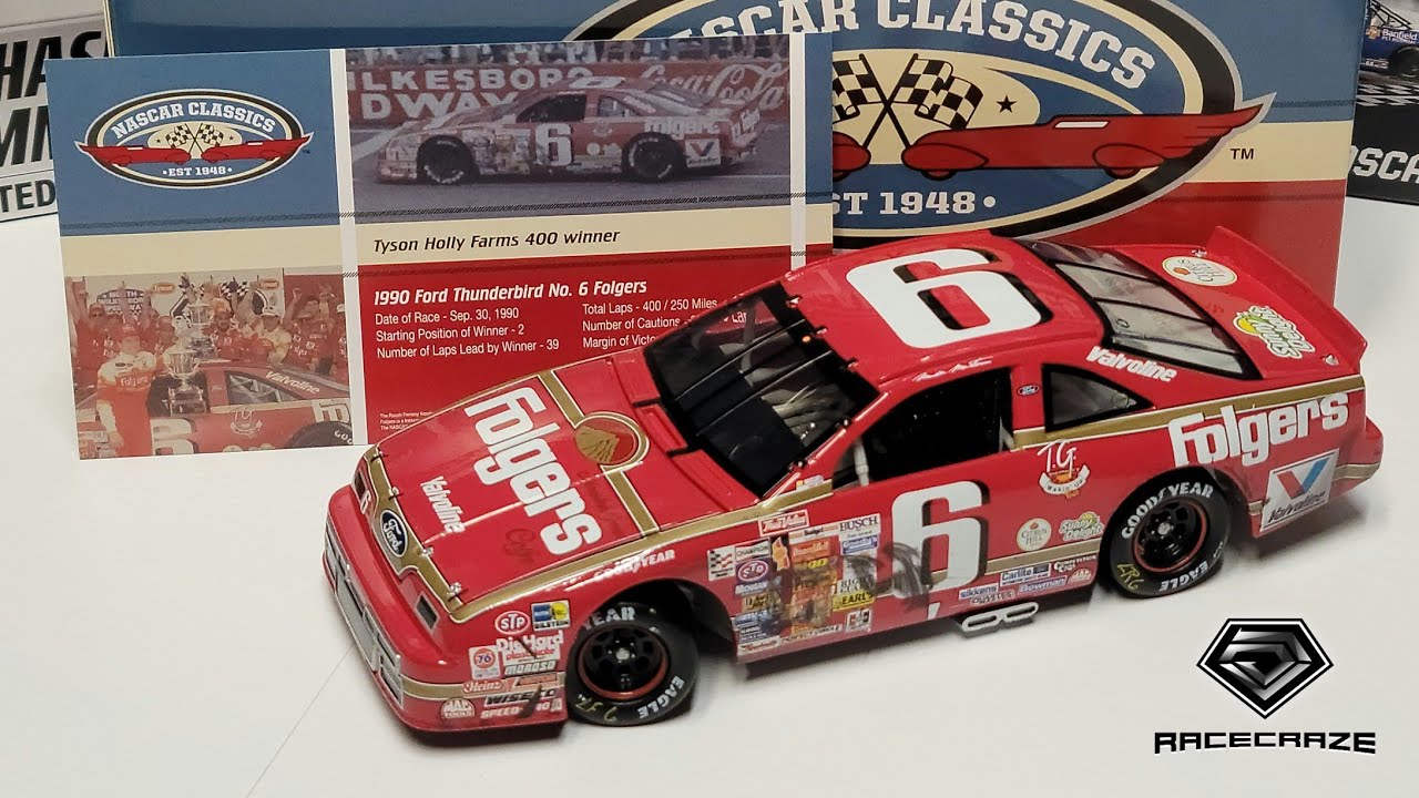 Mark Martin NASCAR Classics 1990 Holly Farms 400 Raced Version 1