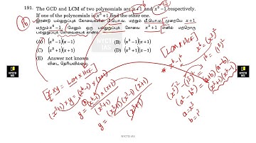 The GCD and LCM of two polynomials are x+1 and x^6-1 respectively if one of the  polynomials is ...