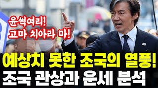 ★조국, 조국혁신당 대표 관상의 모든 것 -몰아보기 편★왜 멸문지화를 당했을까? 석열리와 한뚜껑에게 복수할 …