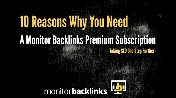 10 motivi per cui devi utilizzare l'attrezzo SEO Monitor Backlinks