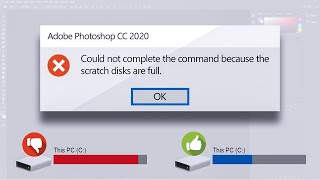 Scratch Disk Full Photoshop | Quick Fix | Windows | Mac
