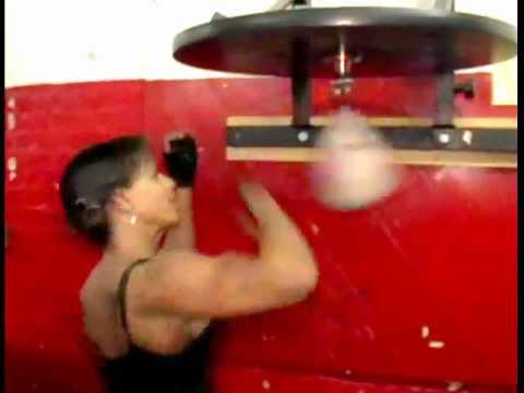 Yenny speed bag workout. - YouTube