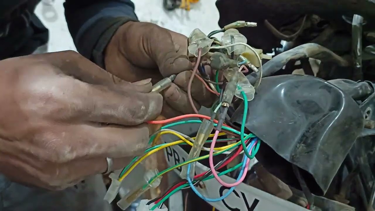 splender bike install new wiring simple method