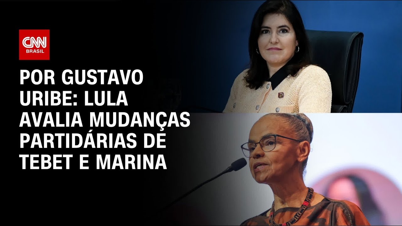 Por eleições, Lula avalia promover mudanças partidárias de Tebet e Marina | BASTIDORES CNN