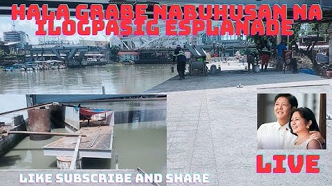 REXTV Adventure is live! update ESPLANADE ILOGPASIG RIVER project of FL Liza PBBM ano nangyari