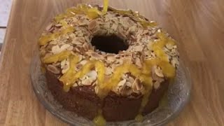 كيكة اللوز والليمون الخطيرة كتجي معلكة وبنينة للمناسبات والاعياد Cake aux amandes