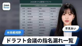 プロ野球ドラフト会議で広島・新井監督長男の関学大・新井亮規浩らが支配下指名漏れ