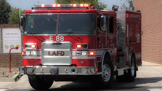 LAFD NEW Engine 88 Responding