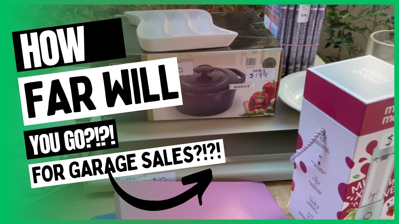 JINDERA TOWN GARAGE YARD SALES! HOW FAR WILL YOU GO? YouTube