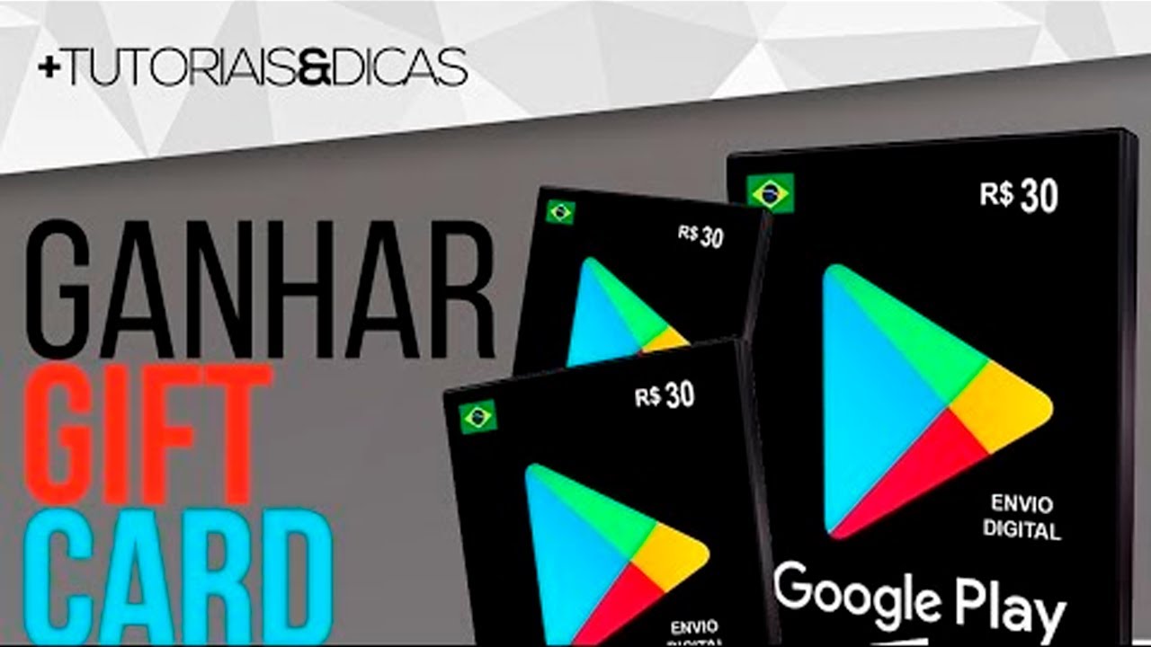 COMO GANHAR GIFT CARD de até R$100 da GOOGLE PLAY STORE - YouTube