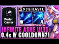 Purist Caster Ashe Broken 93 CDR Build Literally Infinite Ashe Ults League Arena Gameplay 