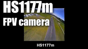In the air: HS1177m FPV camera