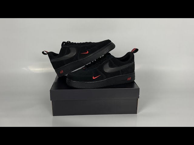 Nike Air Force 1 Low Reflective Black Orange, Where To Buy, DZ4514-001