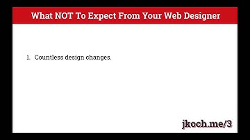 JK TV #3 - How to hire the right web designer