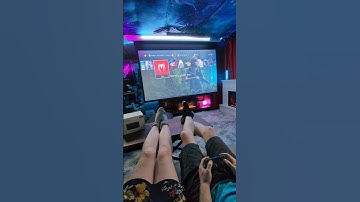 Do you game on a TV, Monitor, or Projector? 🎮🔥 Dangbei Neo Projector! #gamingcommunity #PS5 #gaming