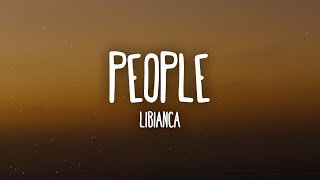 Video thumbnail of "Libianca - People (Lyrics)"