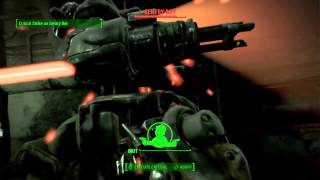 Fallout 4 - How to accidently activate a Sentry Bot and destroy it